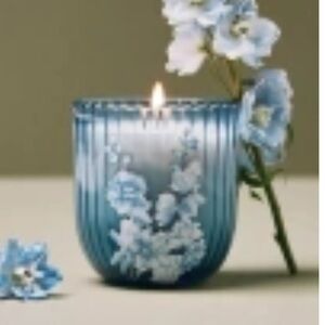 Anthropologie birth month July flower candle